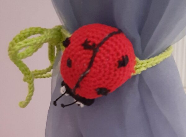 Ladybug curtain tieback - Image 3